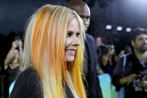 newark, new jersey august 28 avril lavigne attends mtv vmas 2022 at prudential center on august 28, 2022 in newark, new jersey photo by catherine powellgetty images for mtvparamount global