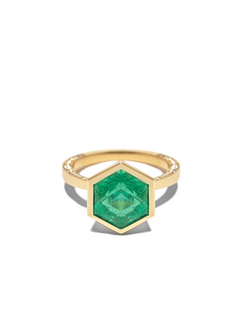 30 Unique Emerald Engagement Rings - Beautiful Green Emerald Engagement ...