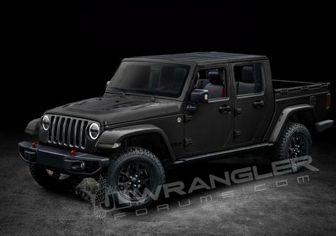 2019 Jeep Wrangler Pickup Rendered Jl Wrangler Forums