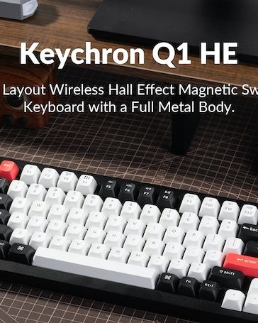 keychron q1 he wireless qmk custom magnetic switch keyboard