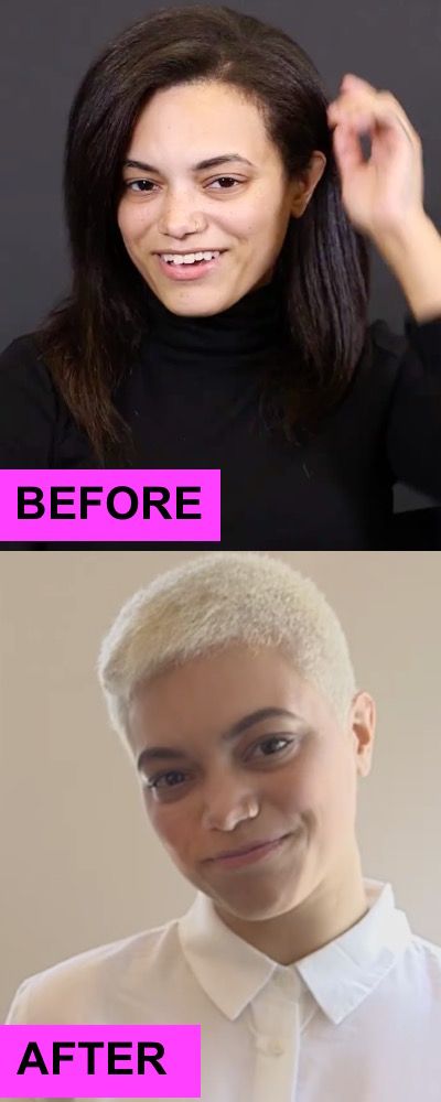 10 Girls Before and After Cutting Their Hair - Short Vs ...