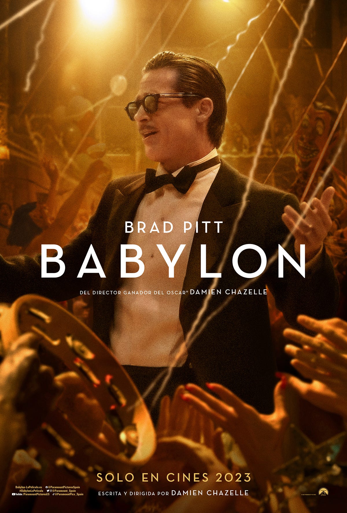 'Babylon': Mira el primer tráiler con Brad Pitt y Margot Robbie