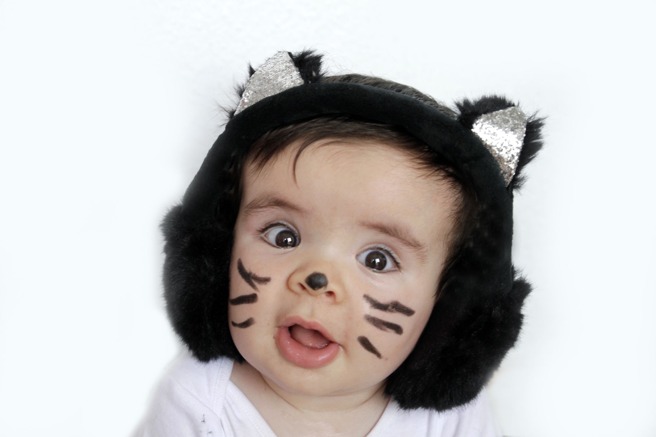 baby in cat costume