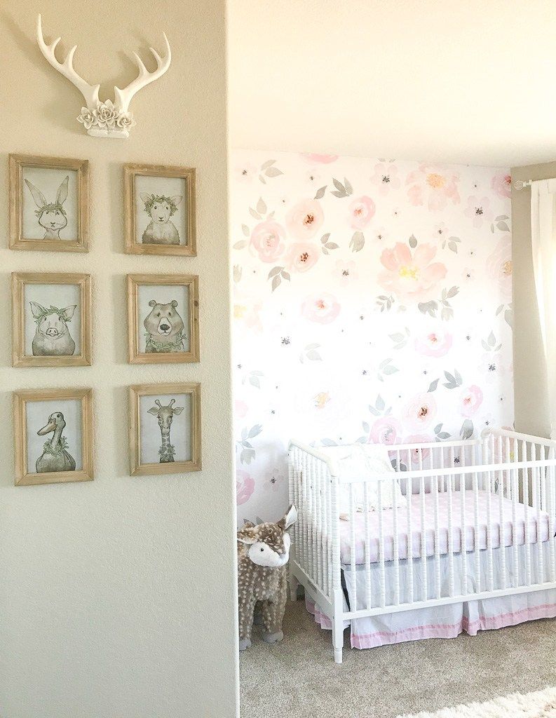 woodsy themed baby room