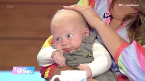 Stacey Solomon Introduces Her Baby Son Rex On Loose Women