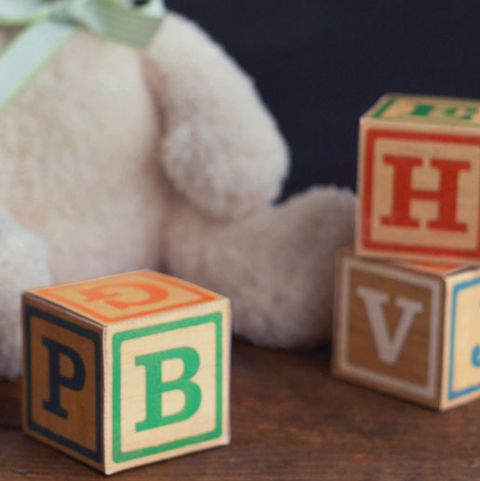 baby shower decorations - Alphabet Boxes
