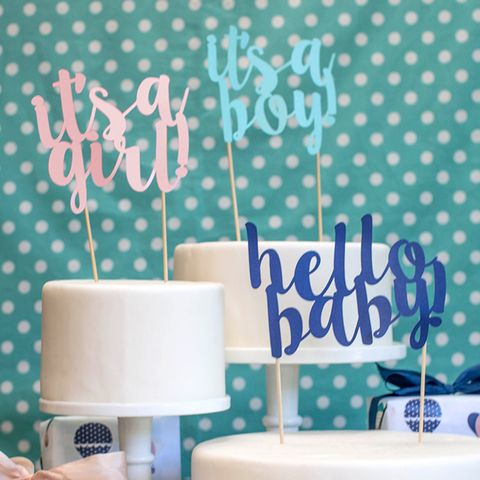baby shower decorations - Baby Cake Toppers
