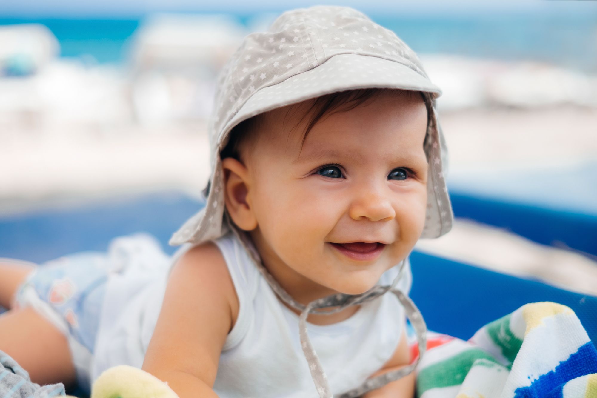 Unisex Baby Sun Hat Summer Outdoor Beach Sun Protection Baby Boy Hats Toddler Sun Hats Cap Kid Bucket Hat 