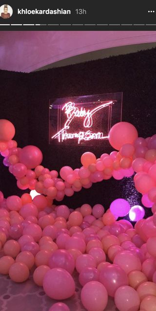 Khloé Kardashian's Baby Shower Was Entirely Pink