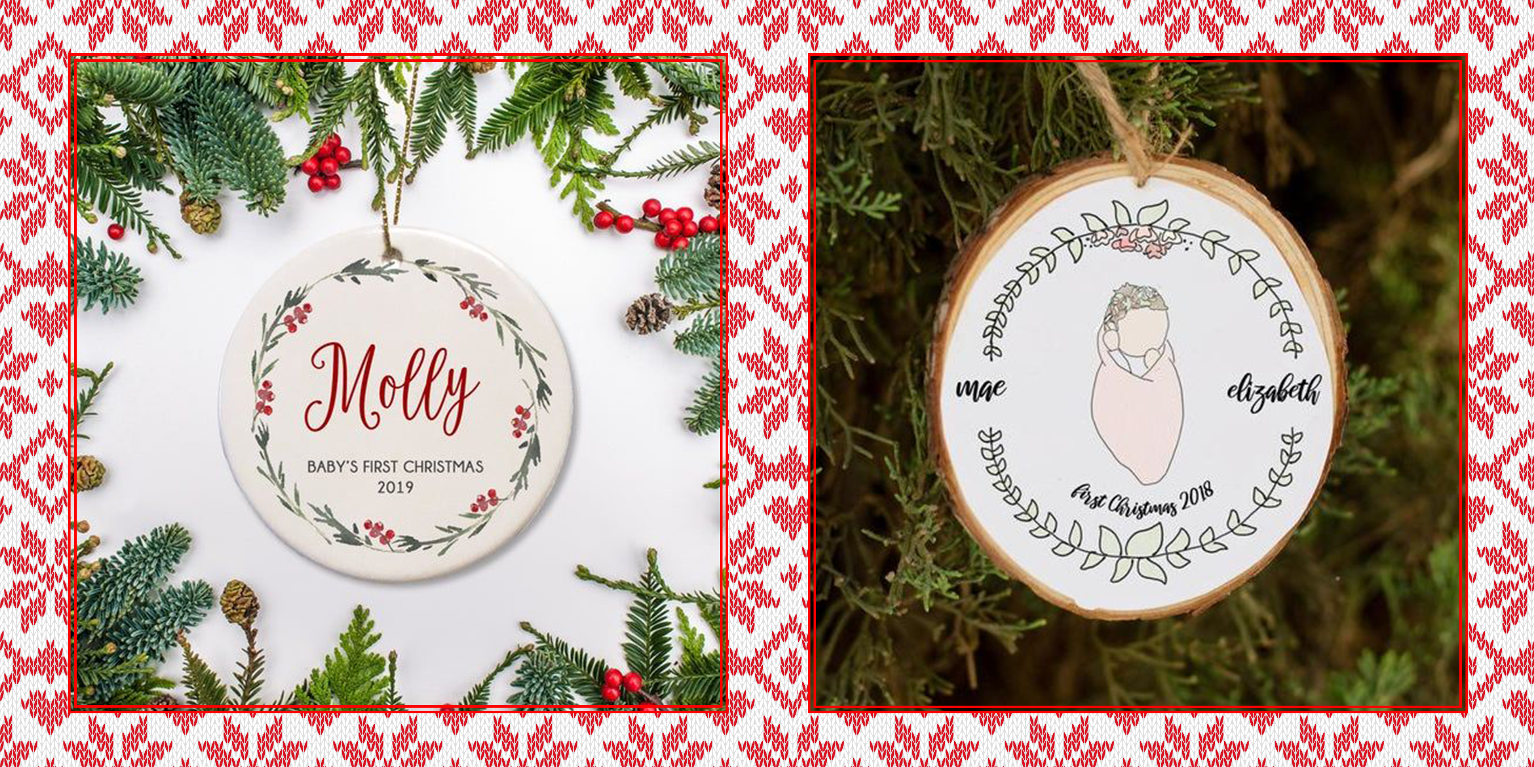 our first christmas as mr and mrs personalized ornament