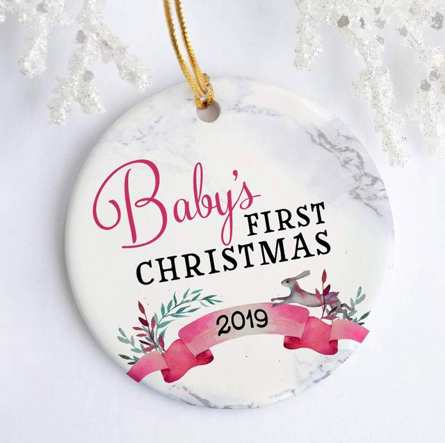 13 Best Baby's First Christmas Ornament Ideas for 2019 Personalized Baby Ornaments