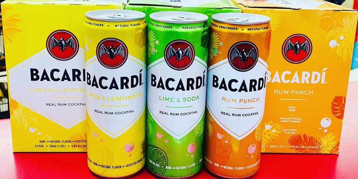 Bacardi drinks