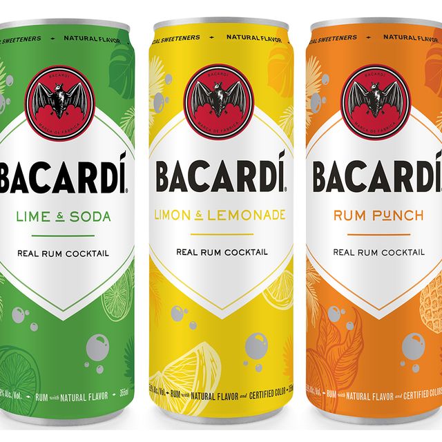 bacardi rum ready to drink canned cocktails