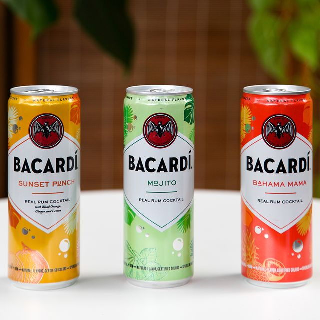 Bacardí's New Canned Cocktails Come in Bahama Mama, Mojito, and Sunset Punch  Flavors