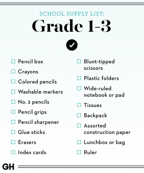 Back To School Supplies List 21 Best School Shopping Checklist