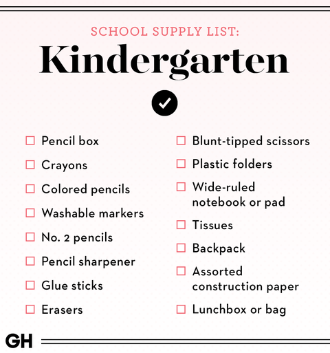 Back To School Supplies List 2019 Best School Shopping Checklist