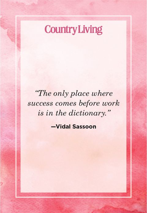 back to school quote by vidal sassoon