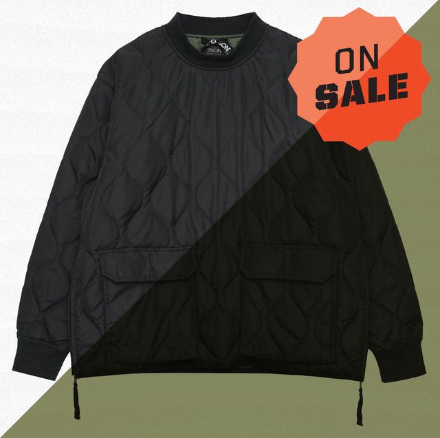 taion military pull over shirt in black