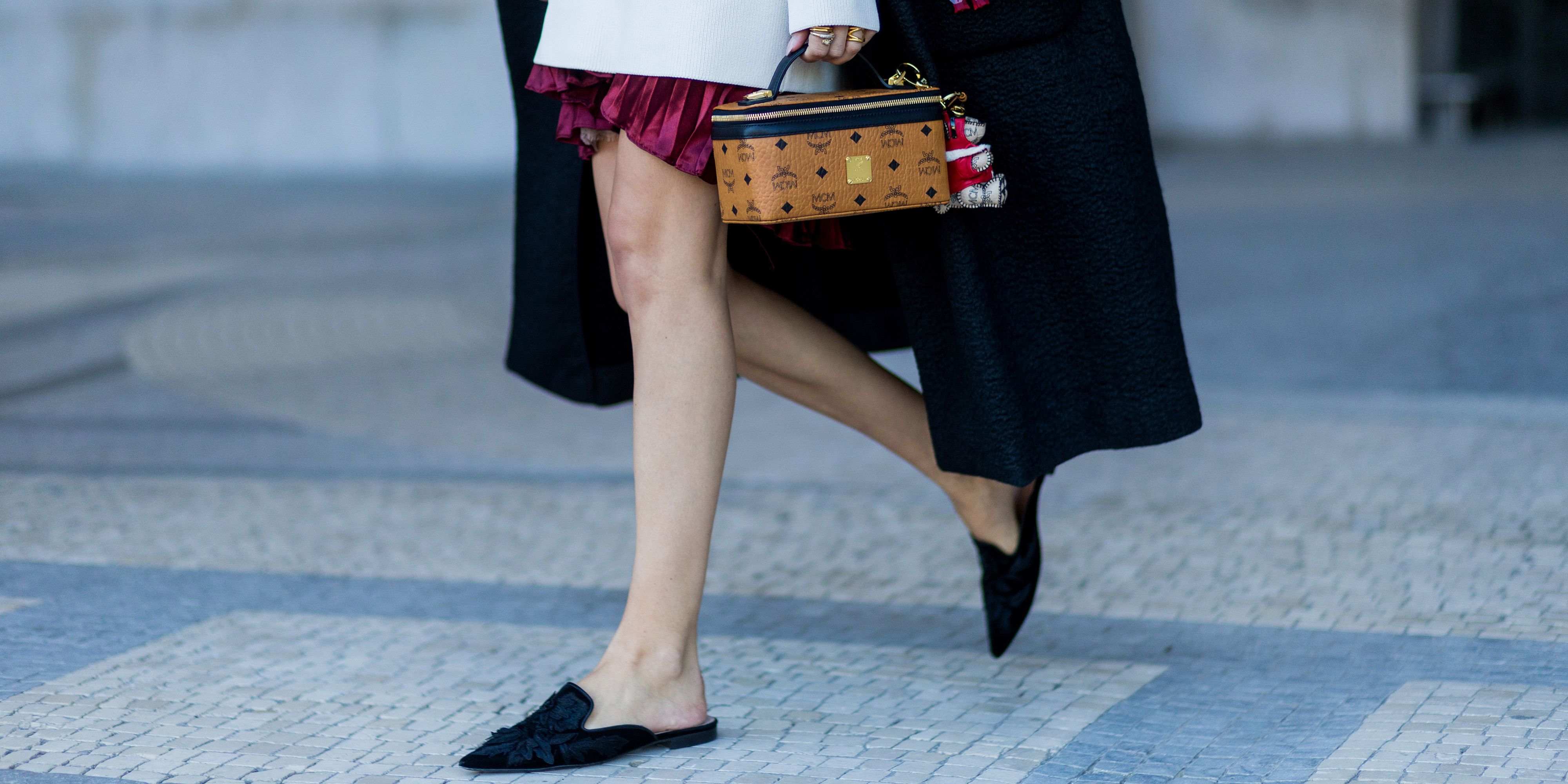 flat backless mules