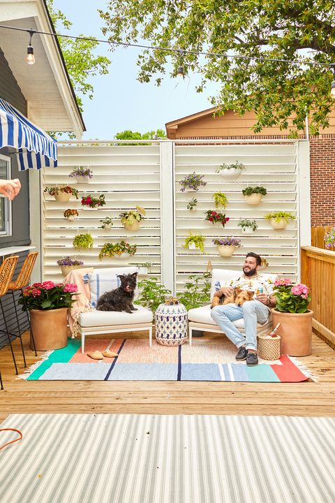 35 Backyard Decorating Ideas Easy, Concrete Patio Decorating Ideas
