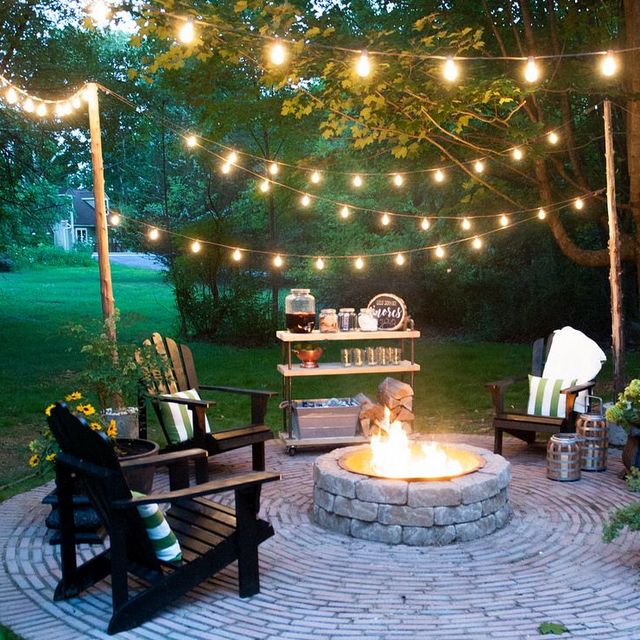 25 Backyard Lighting Ideas How To, How To Best Hang Patio Lights
