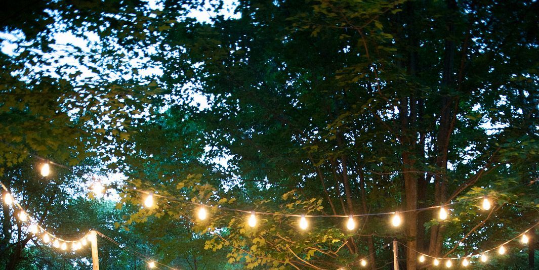 25+ Backyard Lighting Ideas - How to Hang Outdoor String Lights