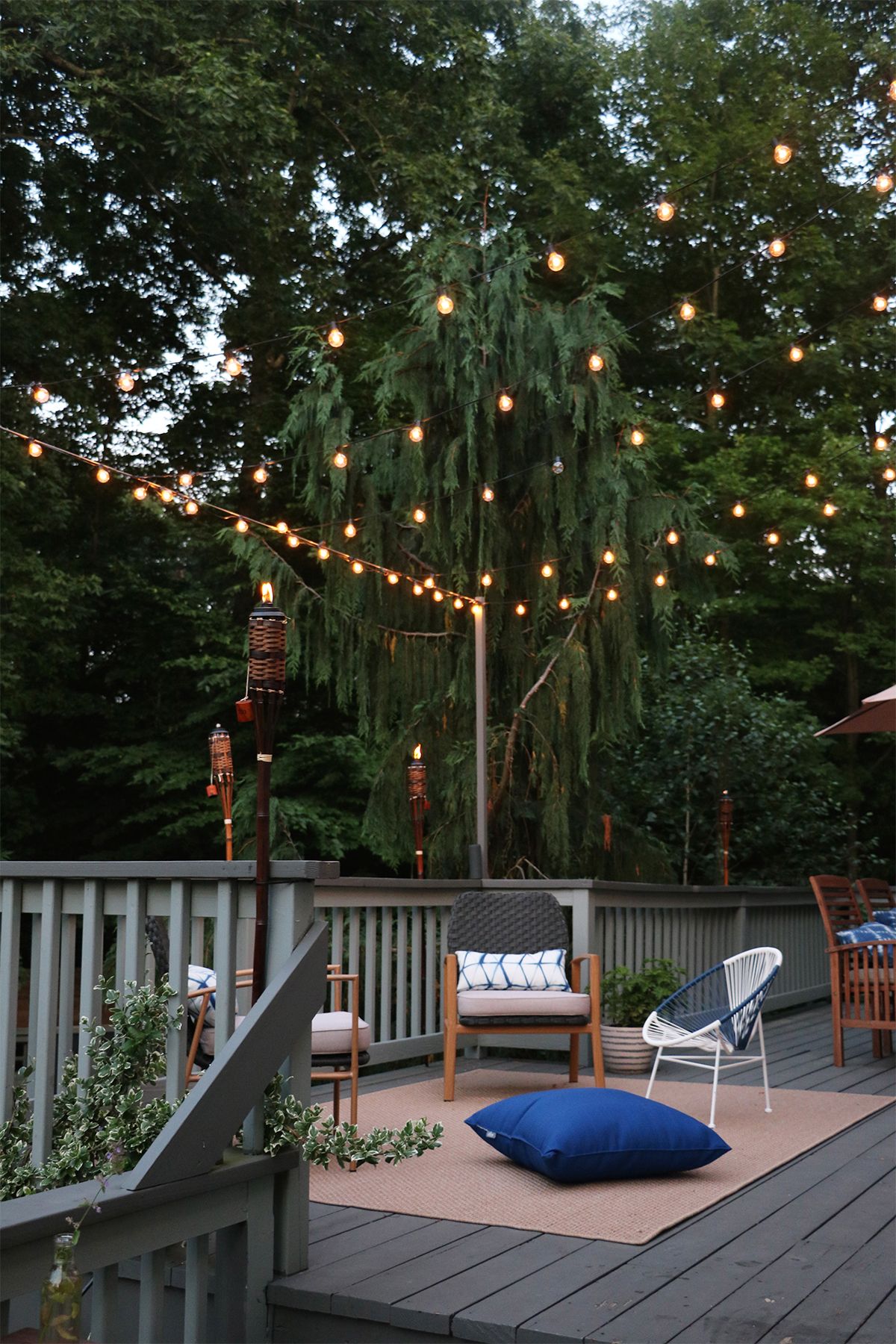 string deck lights