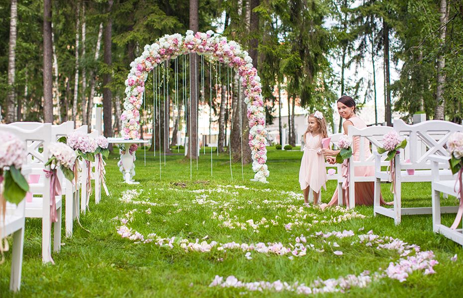 cheap outdoor wedding decorations