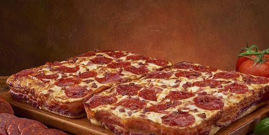 Little Caesars' Deep Dish BaconWrapped Pizza Is Returning To Menus For