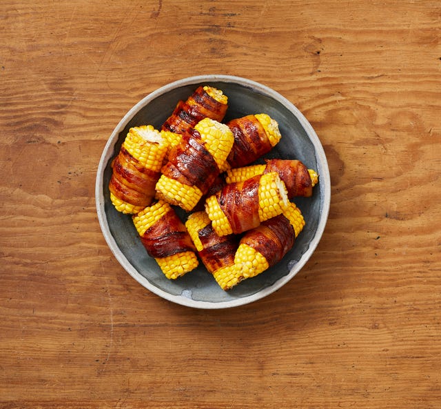 Best Bacon Wrapped Corn On The Cob Recipe How To Make Bacon Wrapped Corn On The Cob