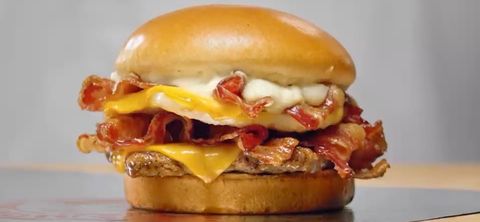 food, hamburger, dish, breakfast sandwich, cheeseburger, cuisine, bacon sandwich, ingredient, slider, fast food,