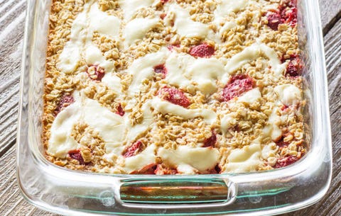 Strawberry Cheesecake Baked Oatmeal Strawberry Cheesecake Baked Oatmeal