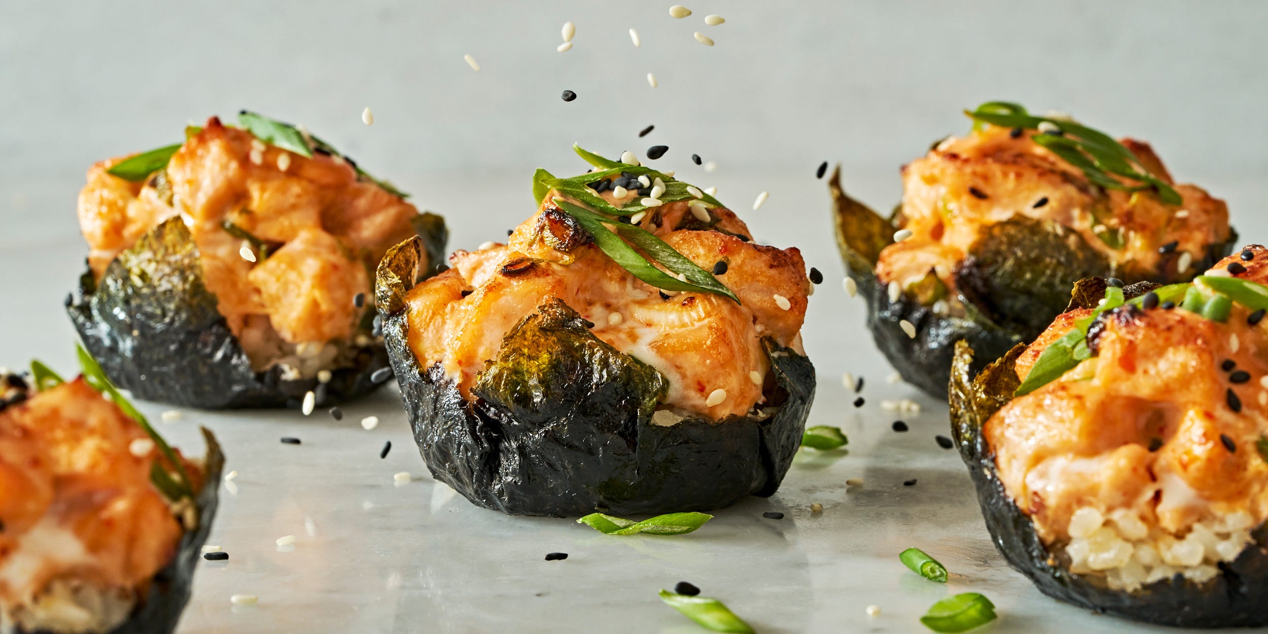 These Baked Salmon Sushi Cups Just Might Give You Some Good Luck This Year