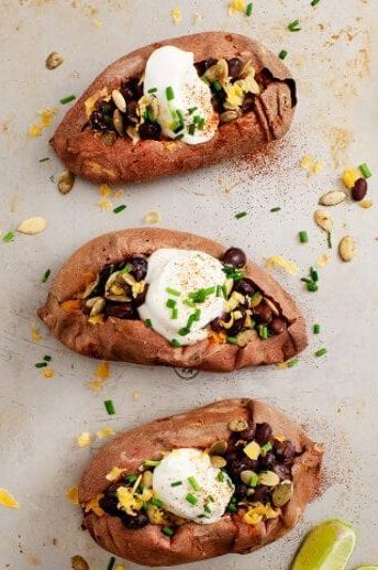 10 Best Baked Potato Toppings - Baked Sweet Potato Bar Ideas