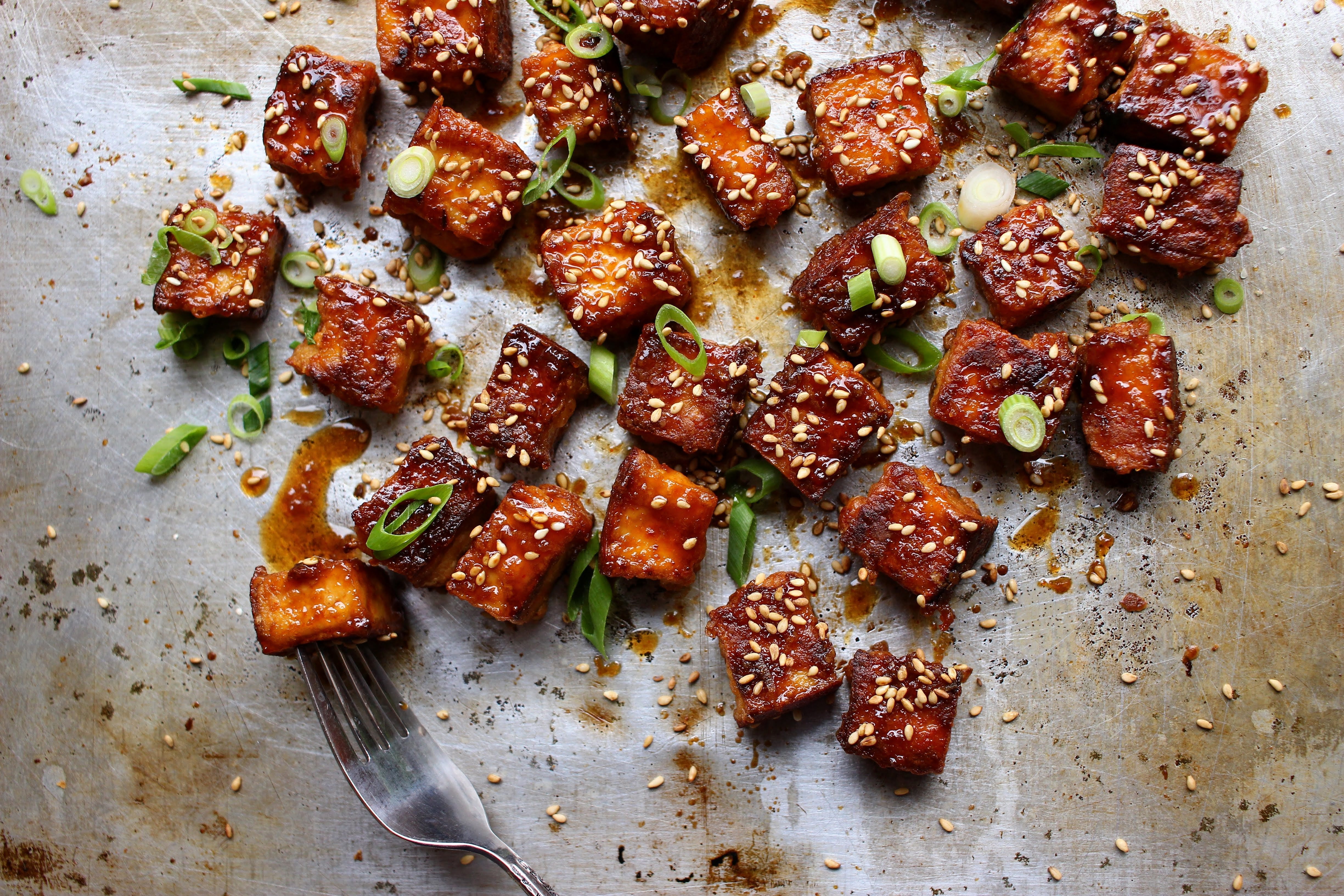 Savory Glazed Baked Tofu Doesn't Require Hours Of Pressing