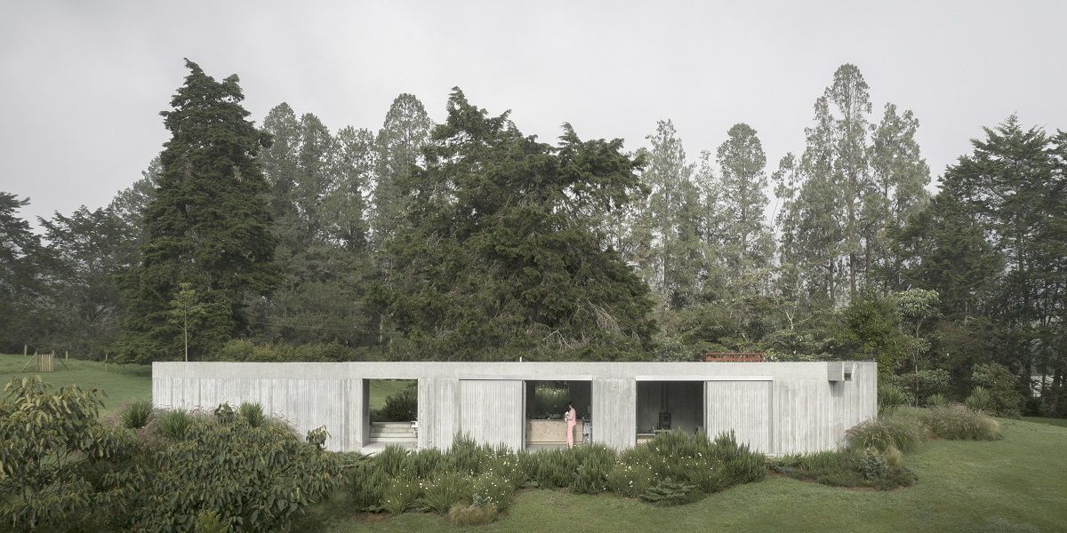 Ballen House, the mountain house that fools space