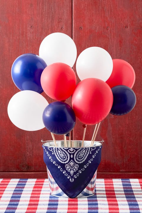 balloon centerpiece 4th of july crafts