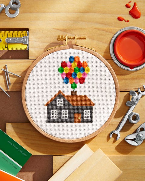 balloon-house-country-living-cross-stitch balloon-house-country-living-cross-stitch
