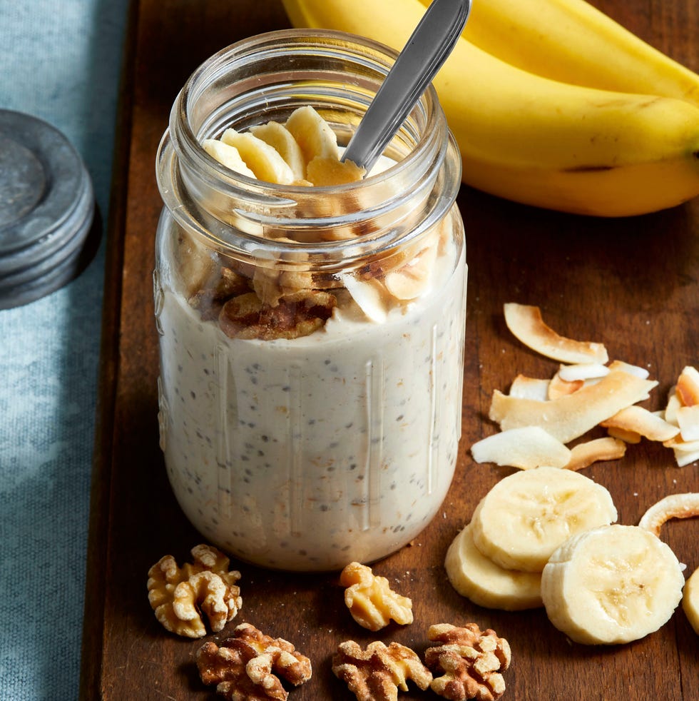 Banana Cream Pie Overnight Oats | Beanstalk Single Mums