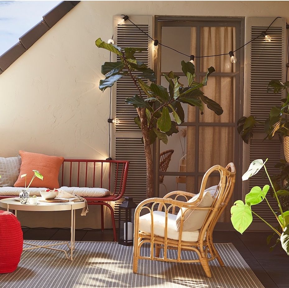 Consejos la terraza con muebles de Ikea