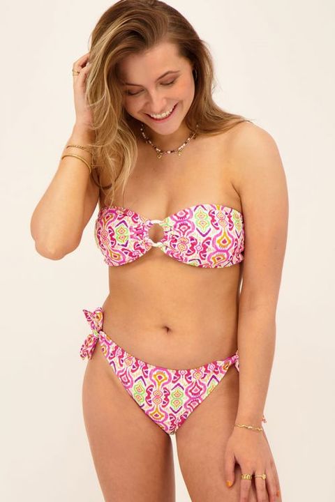 brandstof Schuine streep bestellen Bandeau bikini: 8 mooie strapless bikini's voor de perfecte tan