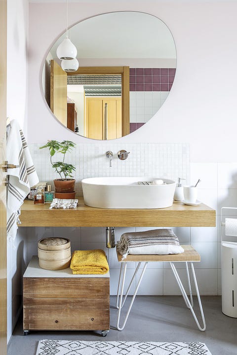 zonas de lavabo mueble de madera moderno