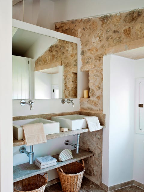 Tendencia: baños rústicos muy modernos - Ideas de decoración