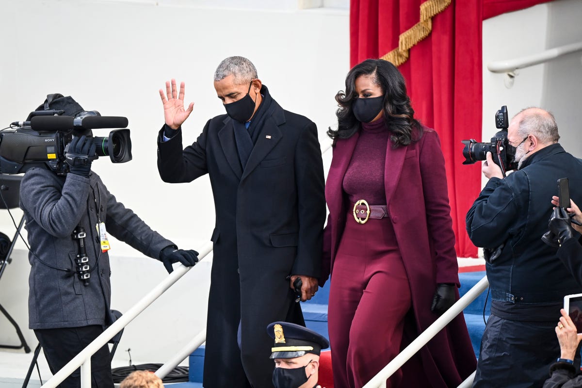 Why Michelle Obama wore purple to the inauguration