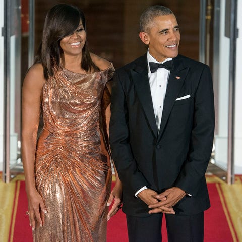 Barack en Michelle Obama in het Witte Huis