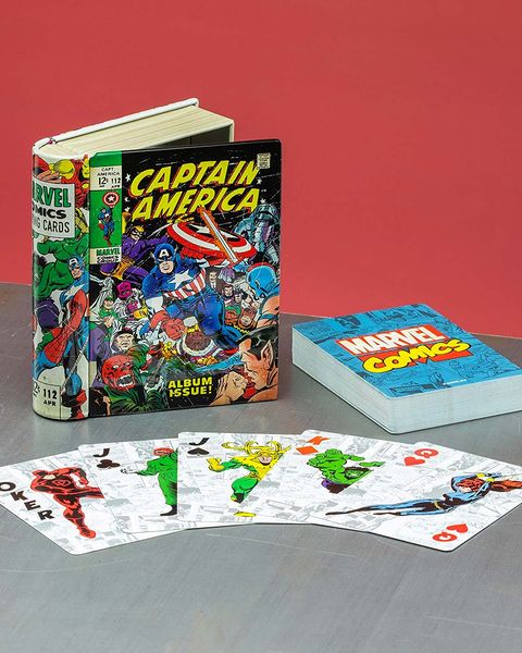 baraja de cartas marvel comic book