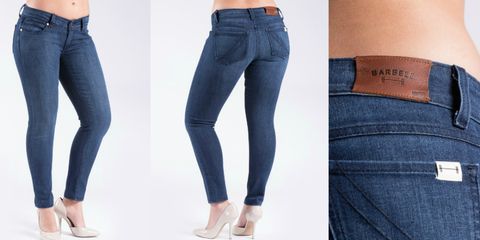 De beste jeans vrouwen met gespierde benen