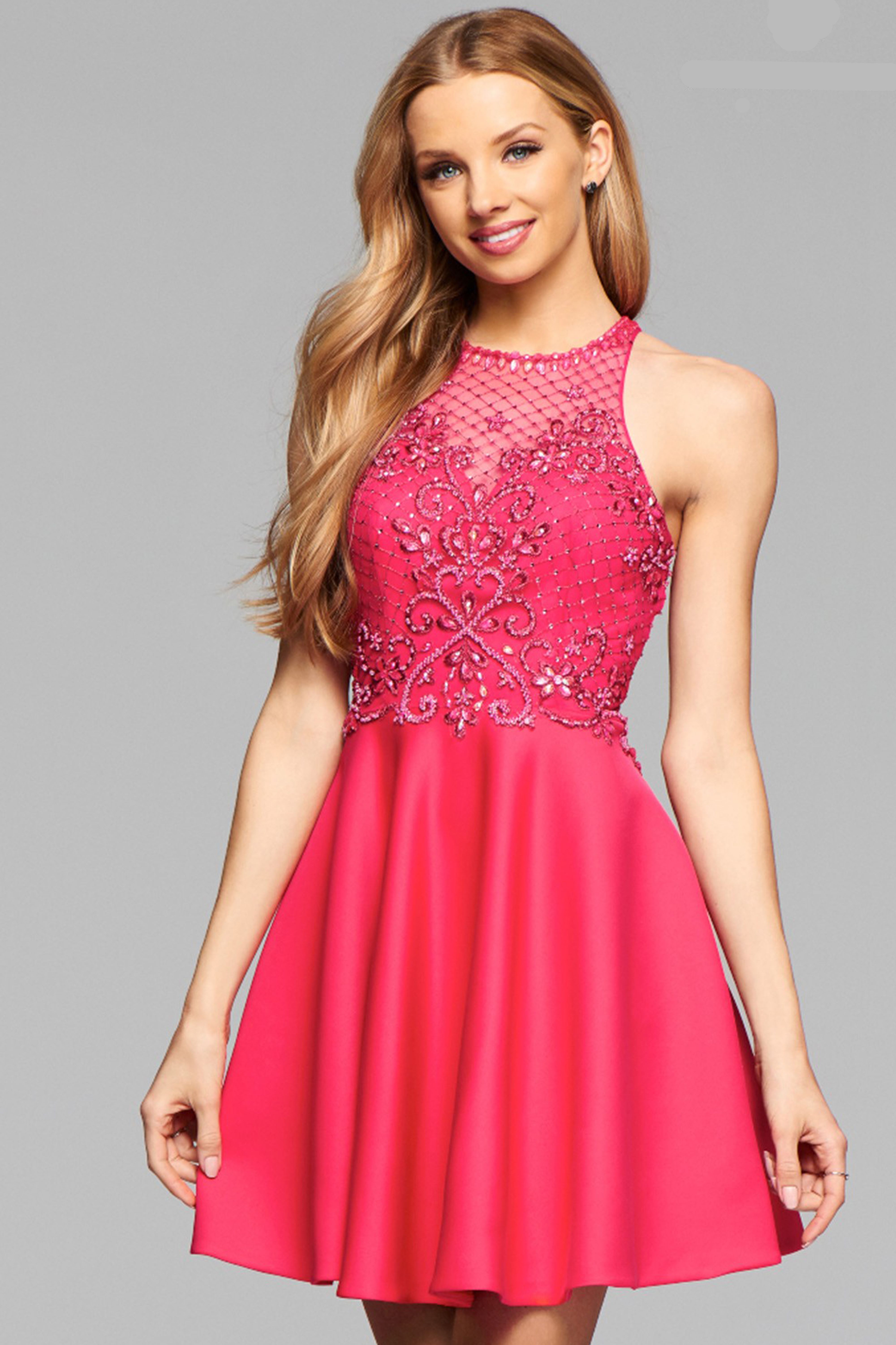 barbie pink prom dress