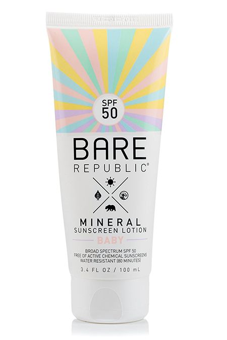 Best Natural Sunscreens for Babies - Bare Republic Mineral Sunscreen Lotion