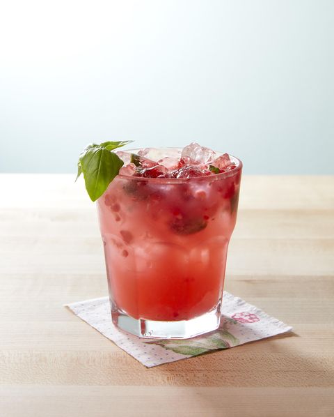 basil raspberry lemonade